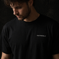 Faithenly Core Tee | Minimal Embroidered Wordmark