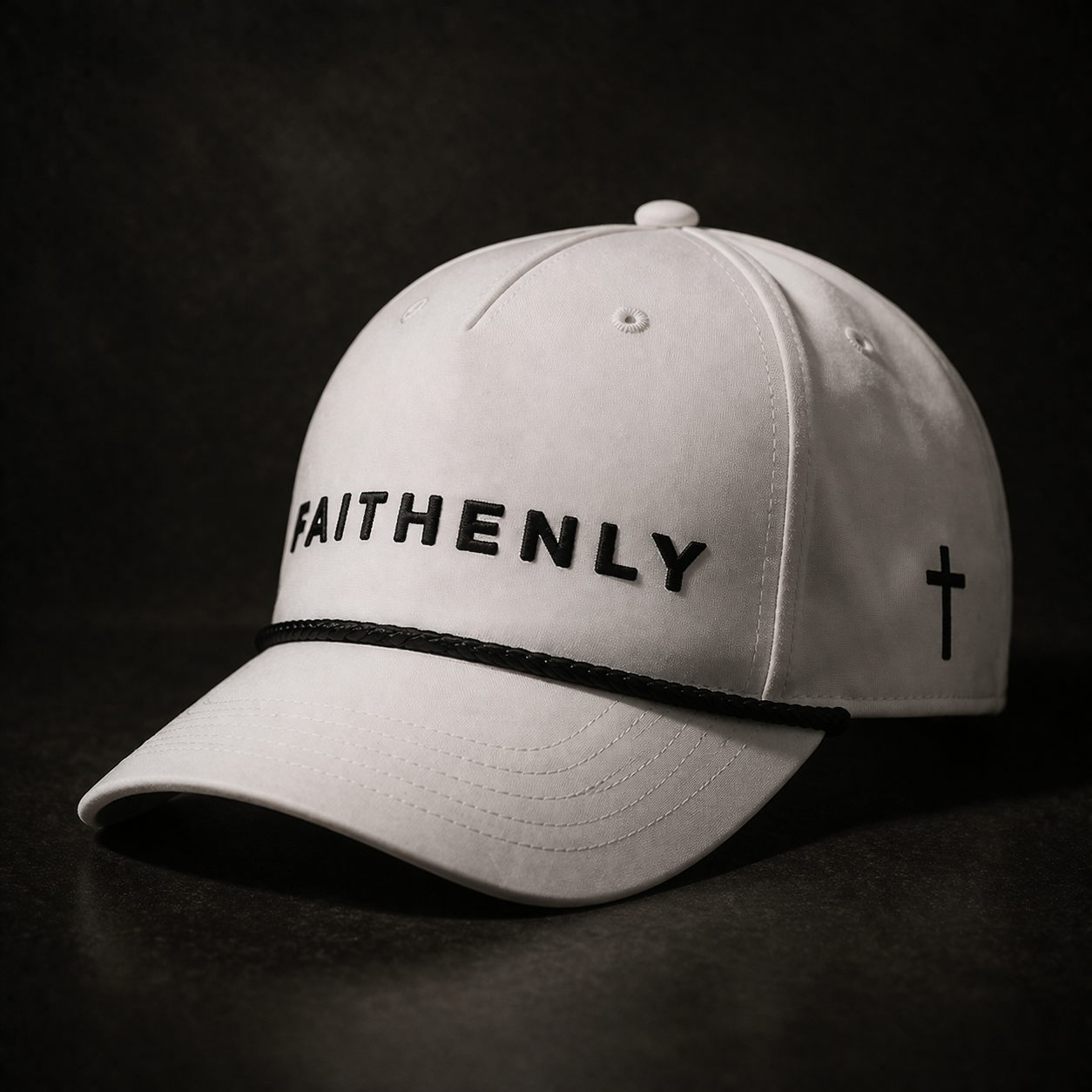 Faithenly Rope Cap | Embroidered Wordmark
