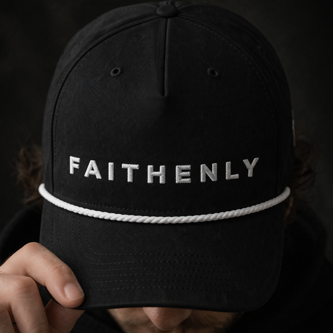 Faithenly Rope Cap | Embroidered Wordmark