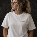 Faithenly Core Tee | Minimal Embroidered Wordmark
