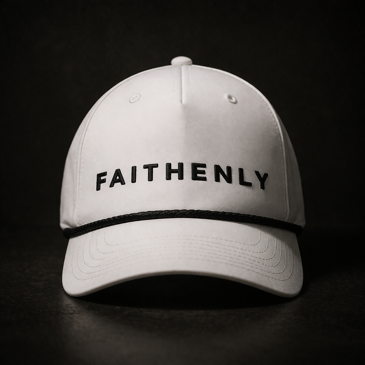 Faithenly Rope Cap | Embroidered Wordmark